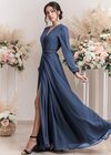 Lucia Maxi Dress (Dusty blue)