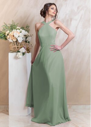 Beatrice Maxi Dress (Sage green)