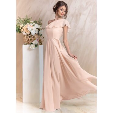 Helena Maxi Dress (Pink champagne)