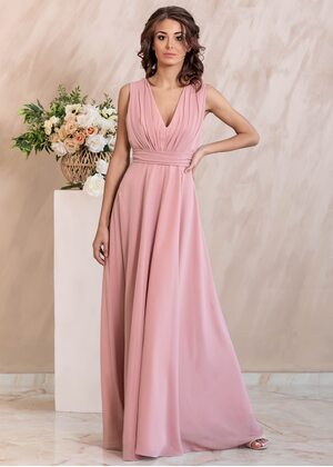 Shannon Maxi Dress (Pink sorbet)