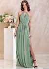 Serena Maxi Dress (Sage green)