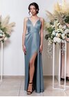 Della Maxi Dress (Silver blue)