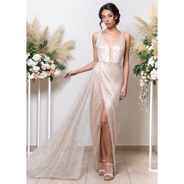 Joceline Maxi Dress (Nude)