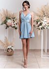 Leticia Mini Dress (Light blue)