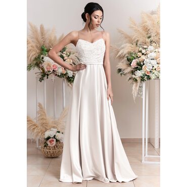 Vanessa Maxi Dress (Ivory)