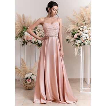 Vanessa Maxi Dress (Peach)