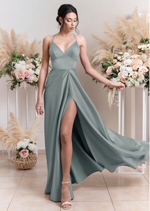 Bethany Maxi Dress (Silver green)