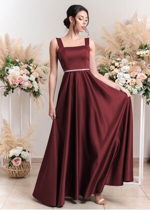 Valentina Maxi Dress (Wine)