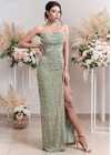 Nicole Maxi Dress (Sage green)