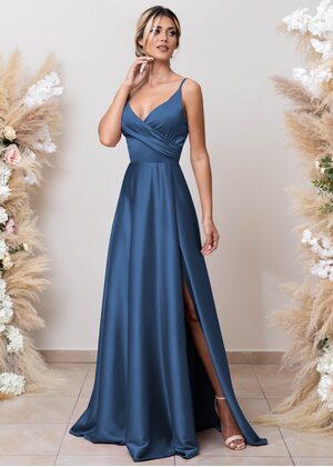 Jenna Maxi Dress (Dusty blue)