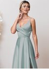 Jenna Maxi Dress (Silver green)