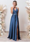 Flora Maxi Dress (Dusty blue)