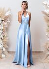 Flora Maxi Dress (Light blue)