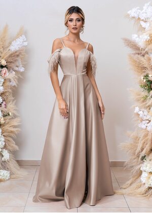 Melissa Maxi Dress (Almond)