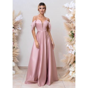 Melissa Maxi Dress (Dusty rose)